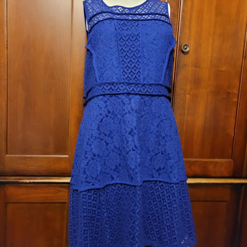 Dark blue dress